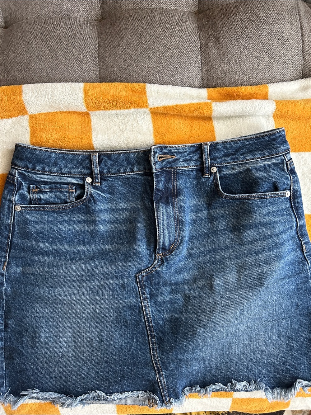 Loft denim skirt